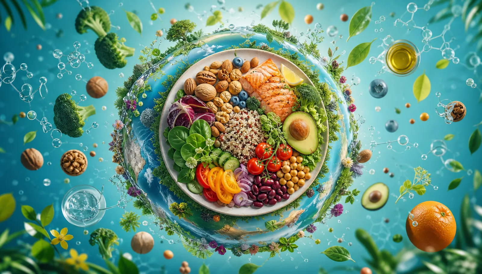 Збалансоване харчування з різними групами продуктів